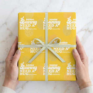 Easter Wrapping Paper Roll Funny Adult Humor Inappropriate Drinking Gift TS10 Yellow Print Your Wear