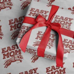 Easy Tiger Mom Wrapping Paper Roll Vintage Boho Distressed Aesthetic Mother's Day Gifts TS11 White Print Your Wear