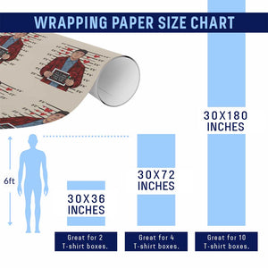 Ed Gein Valentine Meme Wrapping Paper Roll Funny Horror Movie TS14 Print Your Wear