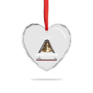 Edmund Fitzgerald 50th Anniversary Tribute Heart Crystal Glass Ornament Chimes 29 Times 1975 2025 Memorial TS02 Print Your Wear