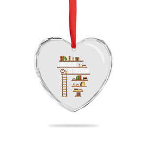 Education Is Freedom Heart Crystal Glass Ornament African American History Africa Map Books TS12 Print Your Wear