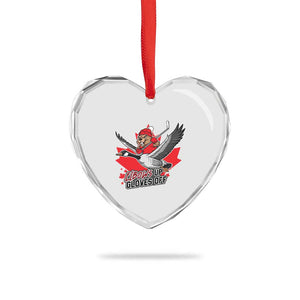 Elbows Up Gloves Off Heart Crystal Glass Ornament Canadian Ice Hockey Beaver Gift TS12 Print Your Wear