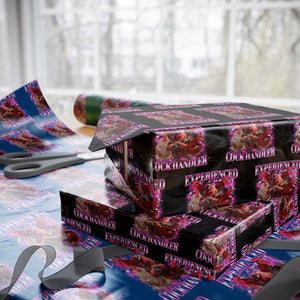 Embarrassing Adult Humor Experienced Cock Handler Inappropriate Wrapping Paper Roll TS10 Black Print Your Wear