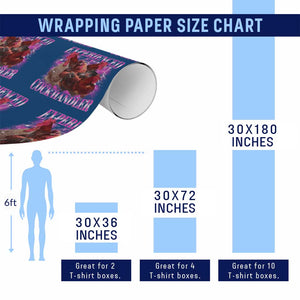 Embarrassing Adult Humor Experienced Cock Handler Inappropriate Wrapping Paper Roll TS10 Print Your Wear