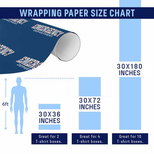 Emergency Department Wrapping Paper Roll Cute ER Nurse Gift TS10 Print Your Wear