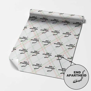 End Apartheid Human Rights Wrapping Paper Roll Broken Chain Social Justice Activist
