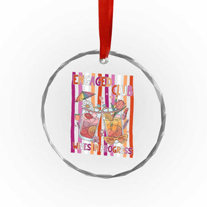 Engaged Club Wives In Progress Crystal Glass Ornament Lesbian Bachelorette Engagement Gift TS12 Print Your Wear