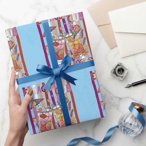 Engaged Club Wives In Progress Wrapping Paper Roll Lesbian Bachelorette Engagement Gift