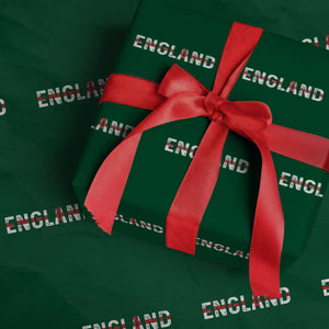 England English Flag Vintage Wrapping Paper Roll