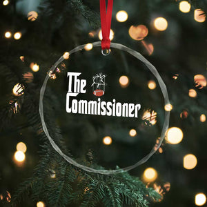 Fantasy Football Commissioner Crystal Glass Ornament Draft Party Commish FFL TS10 Print Your Wear