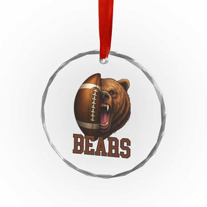Fear The Bear Football Crystal Glass Ornament Game Day Sports Fan Gift TS12 Print Your Wear