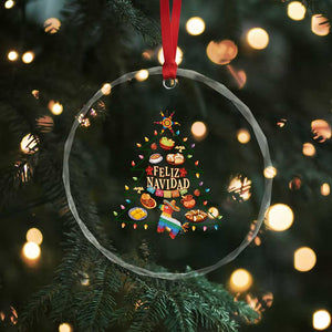 Feliz Navidad Crystal Glass Ornament Mexican Christmas Tree Fiesta TS14 Print Your Wear