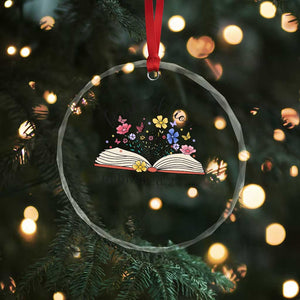 First Edition Published 2025 Crystal Glass Ornament Littlest Bookworm Funny Annoucement Baby Shower TS10 Print Your Wear