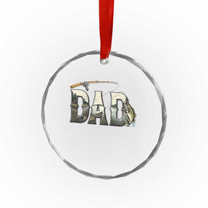 Fishing Dad Crystal Glass Ornament Funny Angler Fathers Day Gift TS12 Print Your Wear