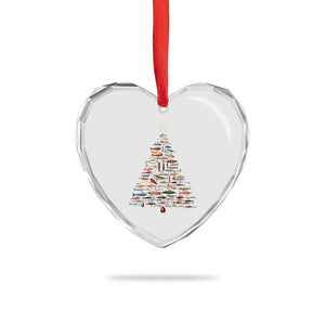 Fishing Lure Christmas Tree Heart Crystal Glass Ornament Retro Fisherman Xmas Fish Fly TS10 Print Your Wear