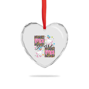 Floral Mama Goose Heart Crystal Glass Ornament Coquette Vintage Aesthetic Geese Mom Mothers Day TS02 Print Your Wear