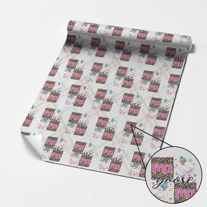 Floral Mama Goose Wrapping Paper Roll Coquette Vintage Aesthetic Geese Mom Mothers Day TS02 Christmas Plaid Print Your Wear