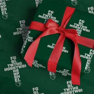 For God So Loved The World John 3 16 Acronym Christian Cross Wrapping Paper Roll Faith Statement Inspirational Religious Gift TS02 Green Print Your Wear