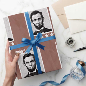 Fords Theatre One Star Awful Wouldnt Recommend Wrapping Paper Roll Abraham Lincoln Funny History Dark Humor