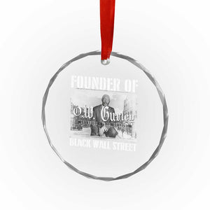 Founder Of Black Wall Street O.W. Gurley Crystal Glass Ornament Black History Month TS11 Print Your Wear