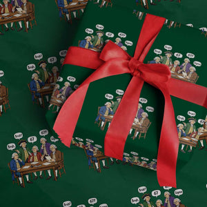 Founding Fathers 67 Bruh Sigma Wrapping Paper Roll Funny US History Meme