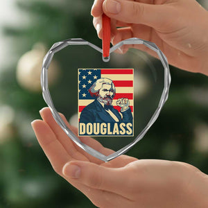 Frederick Douglass American Hero Heart Crystal Glass Ornament Black History Month Gift TS12 Print Your Wear