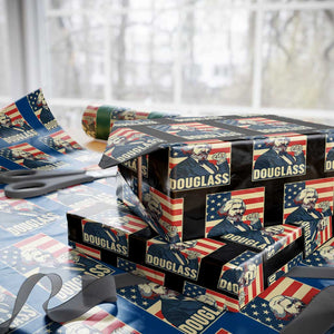 Frederick Douglass American Hero Wrapping Paper Roll Black History Month Gift TS12 Black Print Your Wear