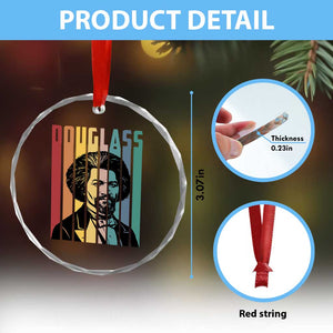 Frederick Douglass Crystal Glass Ornament American Black History TS14 Print Your Wear