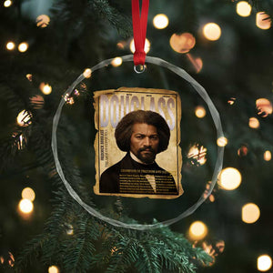 Frederick Douglass Historical Newspaper Crystal Glass Ornament The Sage Of Cedar Hill TS12 Print Your Wear