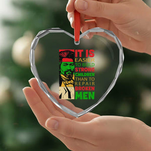 Frederick Douglass Pride Quote Heart Crystal Glass Ornament Black History Month TS14 Print Your Wear