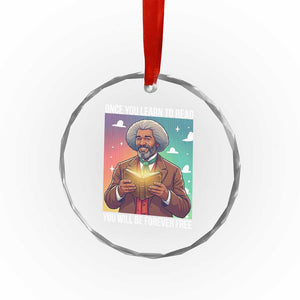 Frederick Douglass Reading And Freedom Crystal Glass Ornament African American Heritage TS12 Print Your Wear