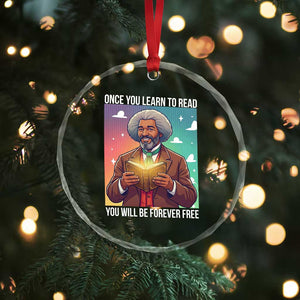 Frederick Douglass Reading And Freedom Crystal Glass Ornament African American Heritage TS12 Print Your Wear