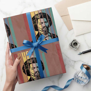 Frederick Douglass Wrapping Paper Roll American Black History TS14 Mocha Print Your Wear