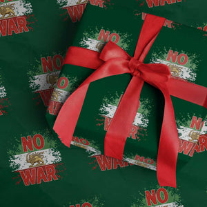 Free Iran Flag Wrapping Paper Roll No War Support Iranian Freedom TS14 Green Print Your Wear