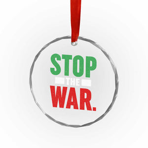 Free Iran Support Iranian MIGA Crystal Glass Ornament Stop The War TS14 Print Your Wear