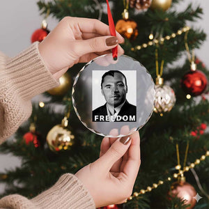Freedom Charlie Kirk Crystal Glass Ornament Martin Luther King Jr TS14 Print Your Wear