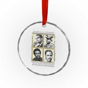 Freedom Fighters Heritage Crystal Glass Ornament Malcolm X Marcus Garvey Huey P Newton Steve Biko Revolution TS02 Print Your Wear
