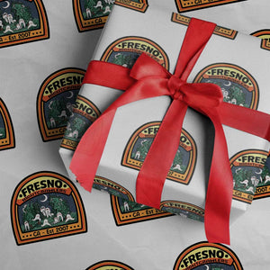 Fresno Nightcrawlers Folklore Gift Wrapping Paper Roll Home Of California Cryptids TS12 White Print Your Wear