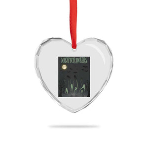 Fresno Nightcrawlers Heart Crystal Glass Ornament Gothic Cryptid Horror Fan Gift TS12 Print Your Wear