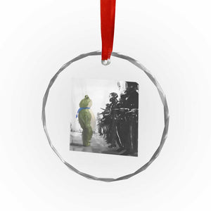 Frog Resist Crystal Glass Ornament Free Portland Oregon Freedom Fighters TS02 Print Your Wear