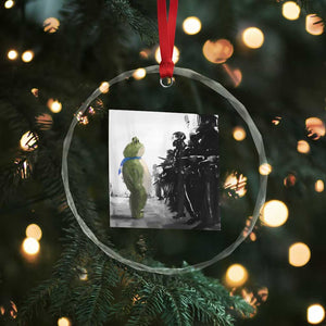 Frog Resist Crystal Glass Ornament Free Portland Oregon Freedom Fighters TS02 Print Your Wear
