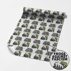 Frogs Against Fascism Wrapping Paper Roll Resist 2025 Free Portland Protest TS02 Christmas Plaid Print Your Wear