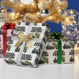 Frogs Against Fascism Wrapping Paper Roll Resist 2025 Free Portland Protest TS02 Print Your Wear