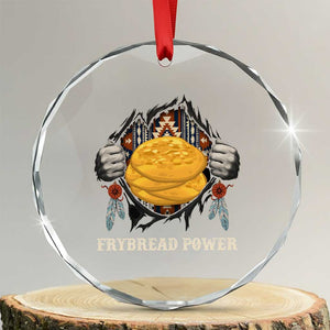 Frybread Power Crystal Glass Ornament Native American Indian Food