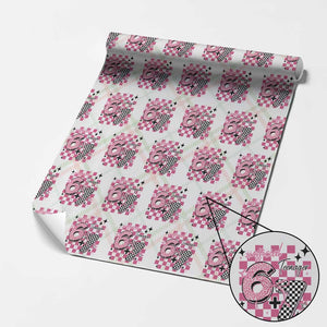 Funny 13th Birthday Official Teenager Wrapping Paper Roll 6+7 13 Year Old Kids Girls Pink Checkered 67 Meme TS10 Christmas Plaid Print Your Wear