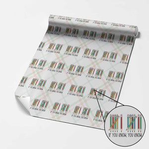 Funny 6 7 Pencil Humor Wrapping Paper Roll If You Know You Know Six Seven Joke TS02 Christmas Plaid Print Your Wear