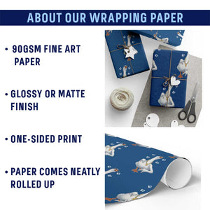Funny 67 Cool Silly Goose Hip Hop Gangster Wrapping Paper Roll TS11 Print Your Wear