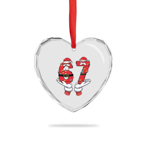 Funny 67 Meme Heart Crystal Glass Ornament Funny Christmas Party Holiday Gift TS12 Print Your Wear