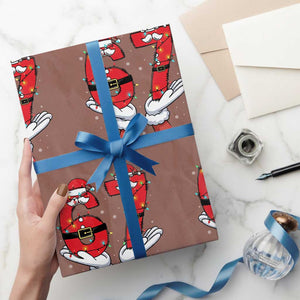 Funny 67 Meme Wrapping Paper Roll Christmas Party Holiday Gag Gift TS12 Mocha Print Your Wear