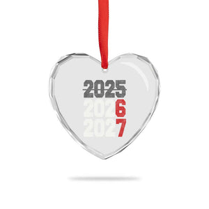 Funny 67 New Year Heart Crystal Glass Ornament Happy New Year 2026 2027 Sports Jersey Number TS11 Print Your Wear